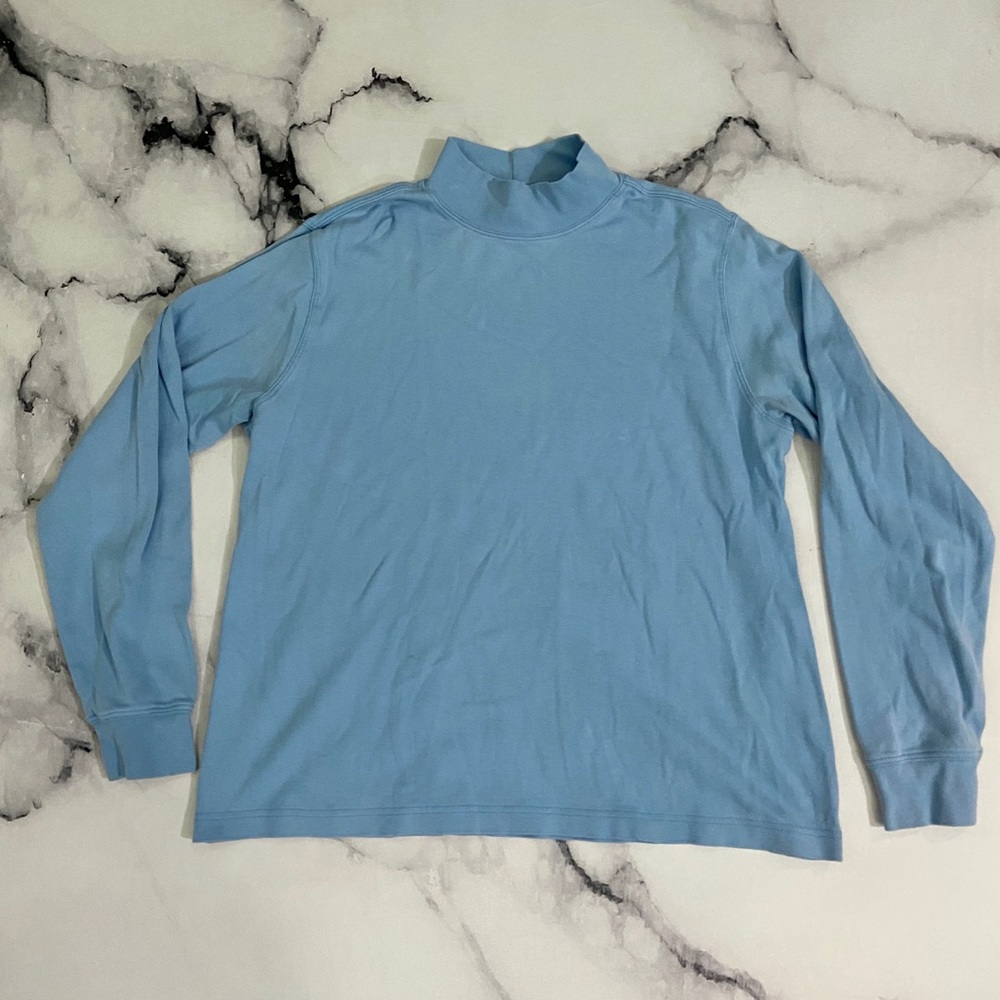 Light Blue Turtle Neck